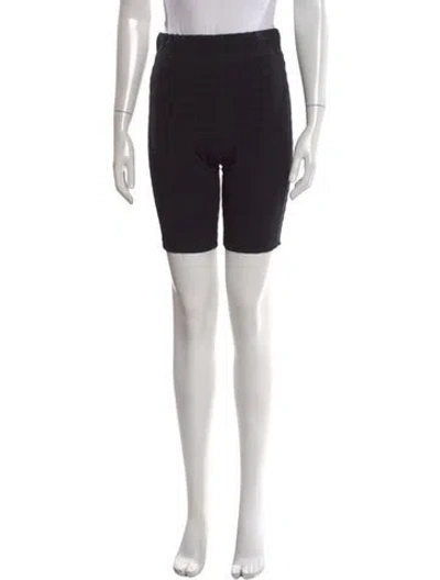Pre-owned Rachel Comey Tweed Pattern Mini Shorts In Black
