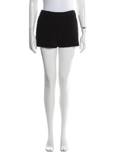 Pre-owned Rachel Comey Tweed Pattern Mini Shorts In White