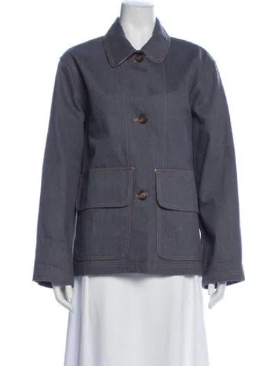 Pre-owned Rachel Comey Utility Jacket In Blue
