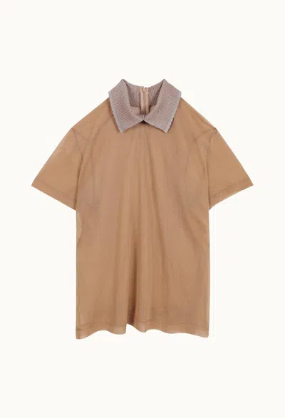 Rachel Comey Vierra Top In Camel In Brown