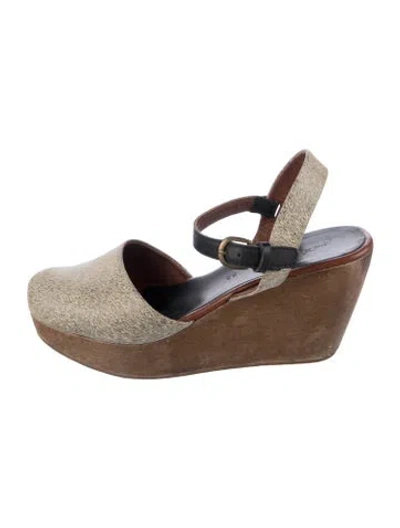 Pre-owned Rachel Comey Vintage Leather Pumps In Brown
