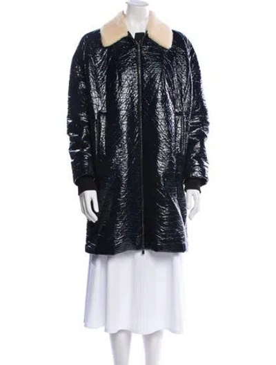 Pre-owned Rachel Comey Vinyl Fur Coat In Multi