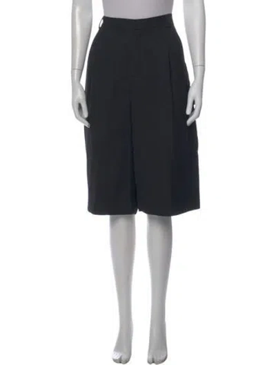Pre-owned Rachel Comey Virgin Wool Knee-length Shorts In Blue