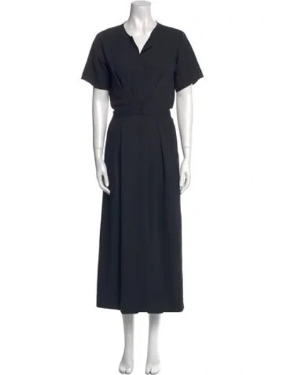 Pre-owned Rachel Comey V-neck Jumpsuit In Black