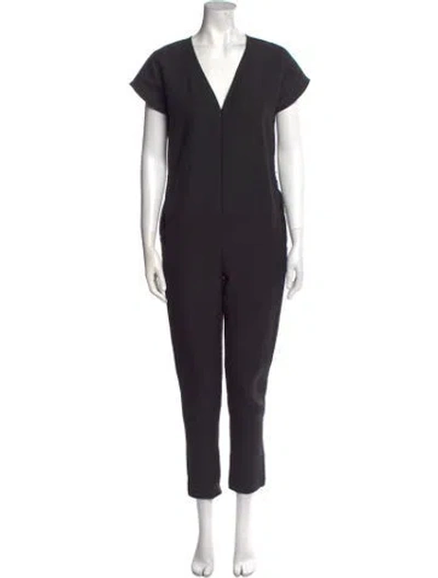 Pre-owned Rachel Comey V-neck Jumpsuit In Black