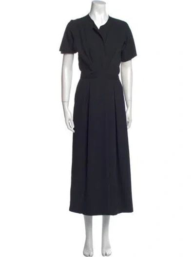 Pre-owned Rachel Comey V-neck Jumpsuit In Black
