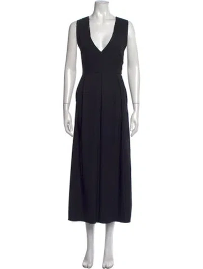 Pre-owned Rachel Comey V-neck Jumpsuit In Black