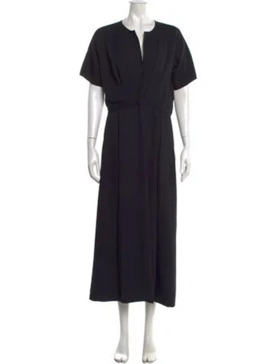 Pre-owned Rachel Comey V-neck Jumpsuit In Blue