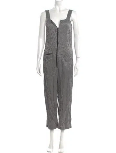 Pre-owned Rachel Comey V-neck Jumpsuit In Multi