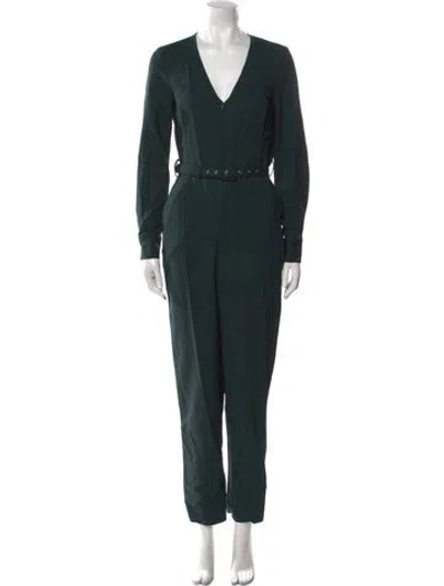 Pre-owned Rachel Comey V-neck Jumpsuit W/ Tags In Green