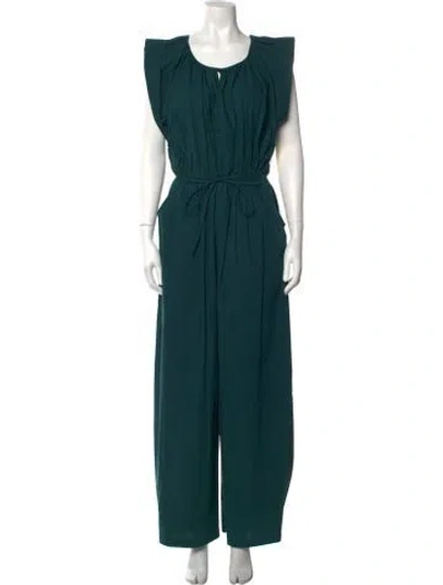 Pre-owned Rachel Comey V-neck Jumpsuit W/ Tags In Green