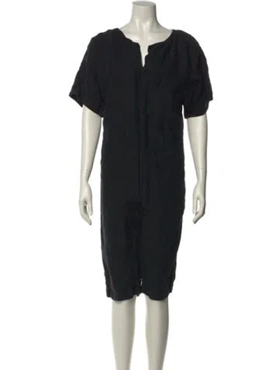 Pre-owned Rachel Comey V-neck Romper In Black