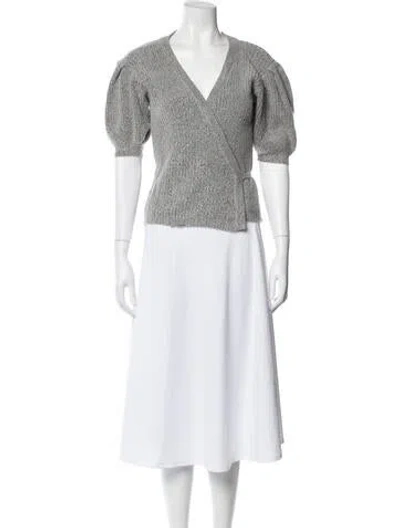 Pre-owned Rachel Comey V-neck Sweater In Blue