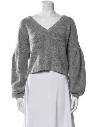 Pre-owned Rachel Comey V-neck Sweater In Gray