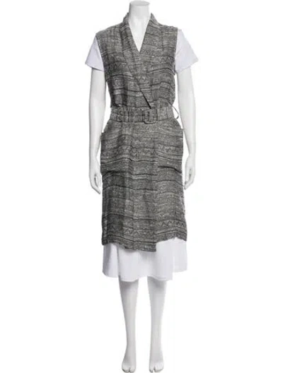 Pre-owned Rachel Comey V-neck Sweater In Gray