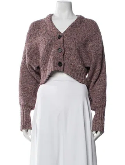 Pre-owned Rachel Comey V-neck Sweater In Purple