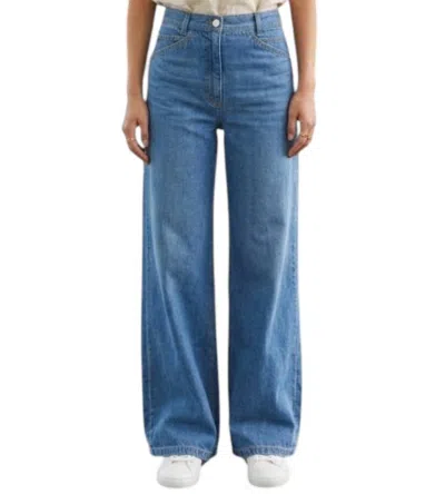 Rachel Comey Wasson Wide Leg Pant In Indigo In Blue