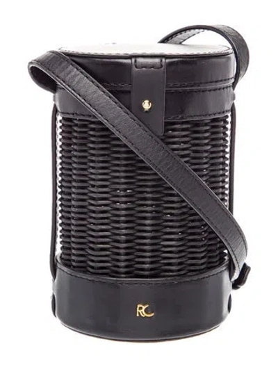 Pre-owned Rachel Comey Wicker Bucket Bag In Black