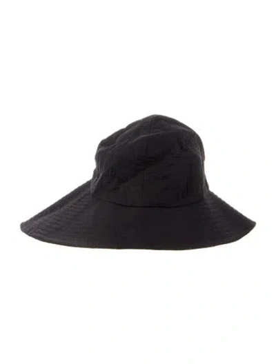 Pre-owned Rachel Comey Wide Brim Sun Hat In Black