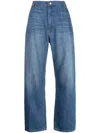 Rachel Comey Wide-leg Denim Trousers In Blue