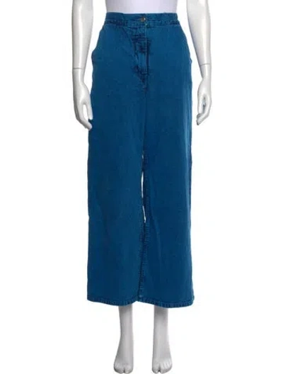 Pre-owned Rachel Comey Wide Leg Pants In Blue