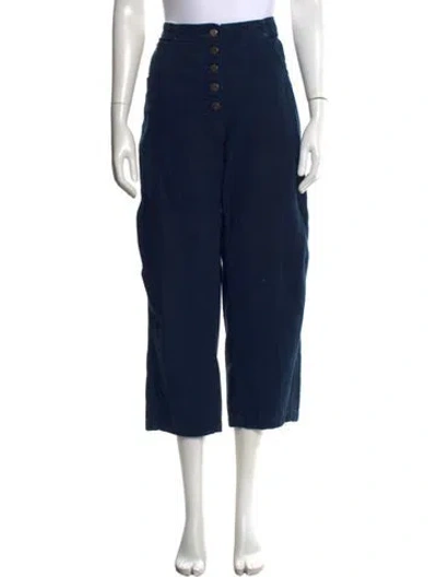 Pre-owned Rachel Comey Wide Leg Pants In Blue