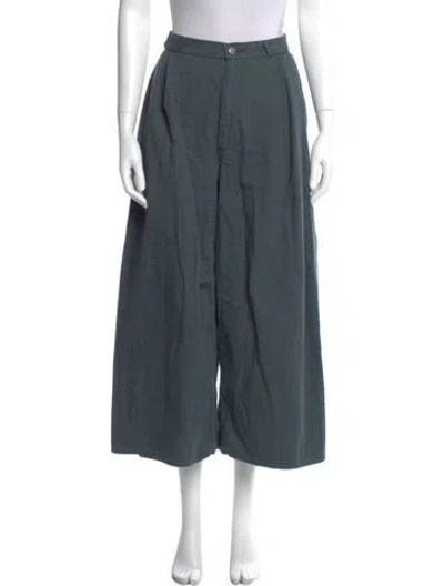 Pre-owned Rachel Comey Wide Leg Pants In Green