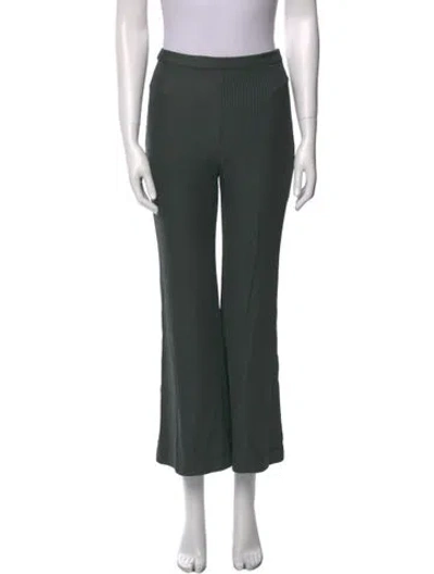 Pre-owned Rachel Comey Wide Leg Pants In Green