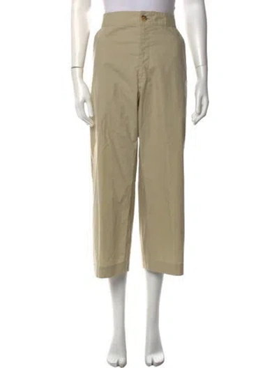 Pre-owned Rachel Comey Wide Leg Pants In Green