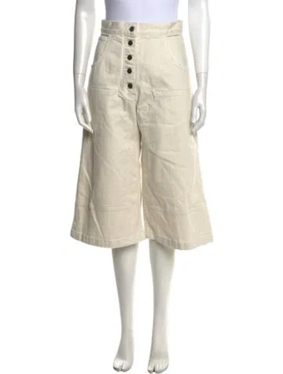 Pre-owned Rachel Comey Wide Leg Pants In Neutral