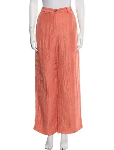 Pre-owned Rachel Comey Wide Leg Pants In Orange