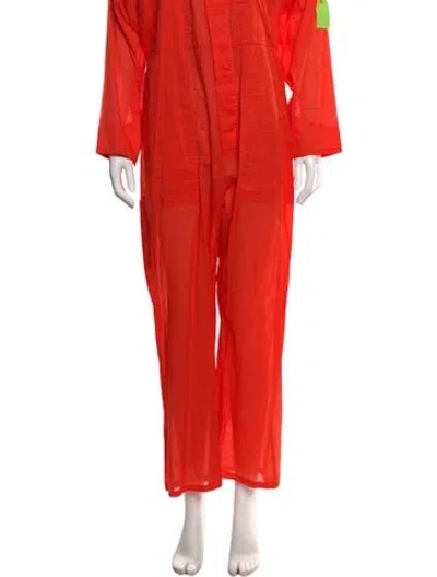 Pre-owned Rachel Comey Wide Leg Pants In Orange