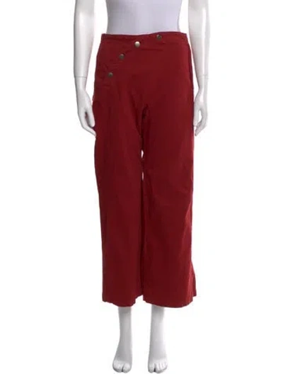 Pre-owned Rachel Comey Wide Leg Pants In Red