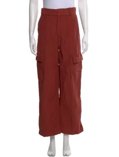 Pre-owned Rachel Comey Wide Leg Pants In Red