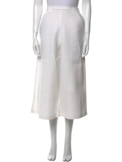 Pre-owned Rachel Comey Wide Leg Pants In White