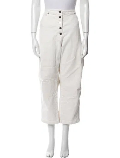 Pre-owned Rachel Comey Wide Leg Pants In White
