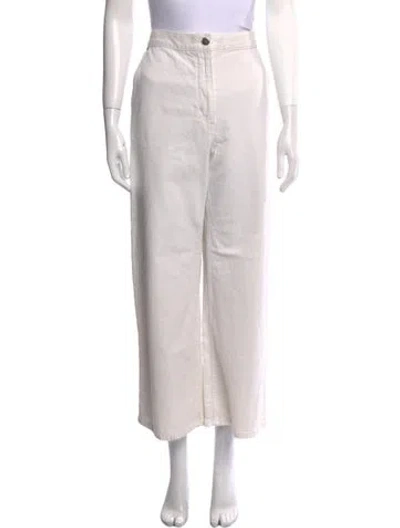 Pre-owned Rachel Comey Wide Leg Pants In White
