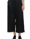 Rachel Comey Wolcott Pant In Satin Black Crepe In Multi