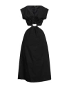 Rachel Comey Woman Maxi Dress Black Size 4 Cotton In Black