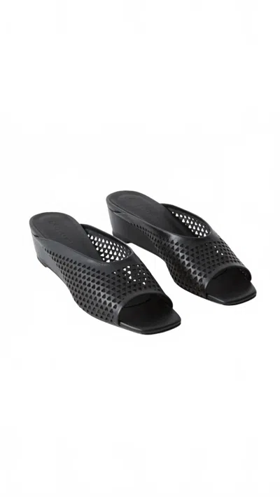 Rachel Comey Women's Balant Open Toe Wedge In Black