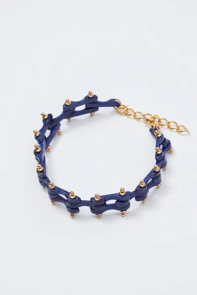 Rachel Comey Women's Bedford Choker Necklace In Lapis Blue In Brown