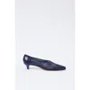 Rachel Comey Women's Clemmie Kitten Heel S-punch In Midnight In Blue