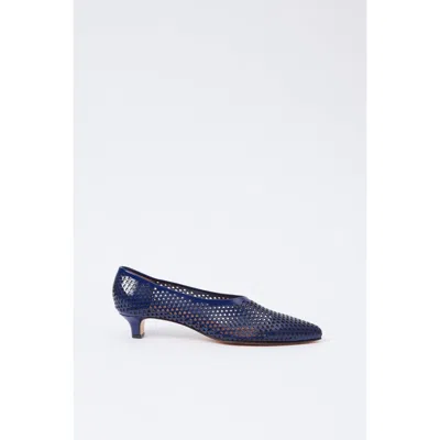 Rachel Comey Women's Clemmie Kitten Heel S-punch In Midnight In Blue