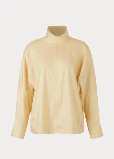 Rachel Comey Women's Frame Long Sleeve Top In Butter In Yellow
