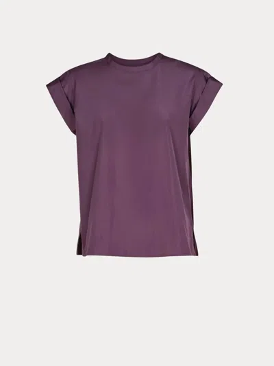 Rachel Comey Women's Lynx Short Sleeve Top In Prune In Purple