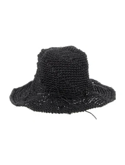 Pre-owned Rachel Comey Women's Sun Hat In Black