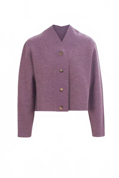 Rachel Comey Women's Vrod Cardigan In Prune Plum In Multi