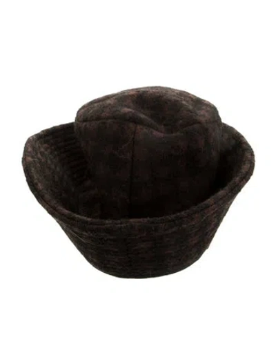 Pre-owned Rachel Comey Wool Bucket Hat In Brown
