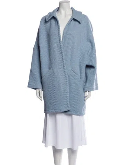 Pre-owned Rachel Comey Wool Coat In Blue