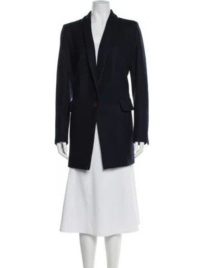 Pre-owned Rachel Comey Wool Coat In Blue